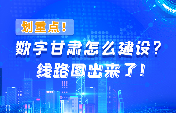 圖解|劃重點(diǎn)！數(shù)字甘肅怎么建設(shè)？線路圖出來了！