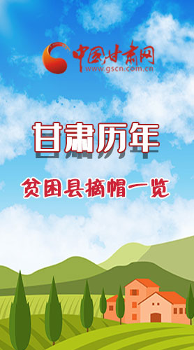 長圖|75→0，一圖回顧甘肅貧困縣摘帽時間