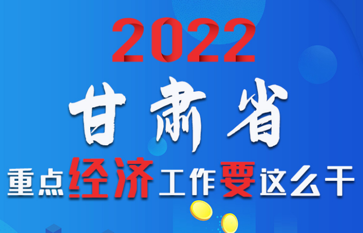 【甘快看·圖解】速覽！2022甘肅省重點經(jīng)濟工作要這么干！