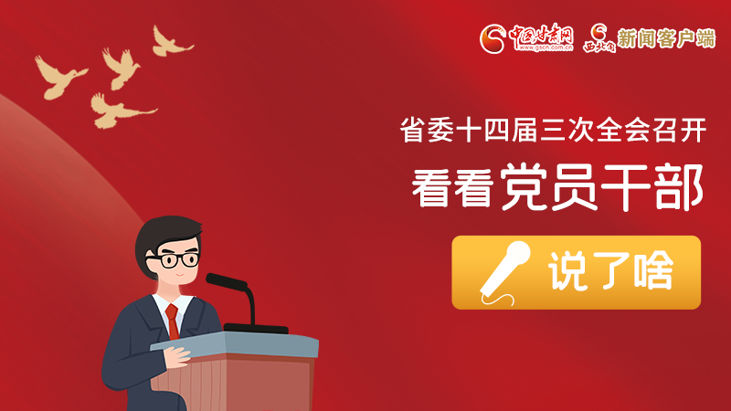 圖解|事關(guān)甘肅省委十四屆三次全會，黨員干部這么說！