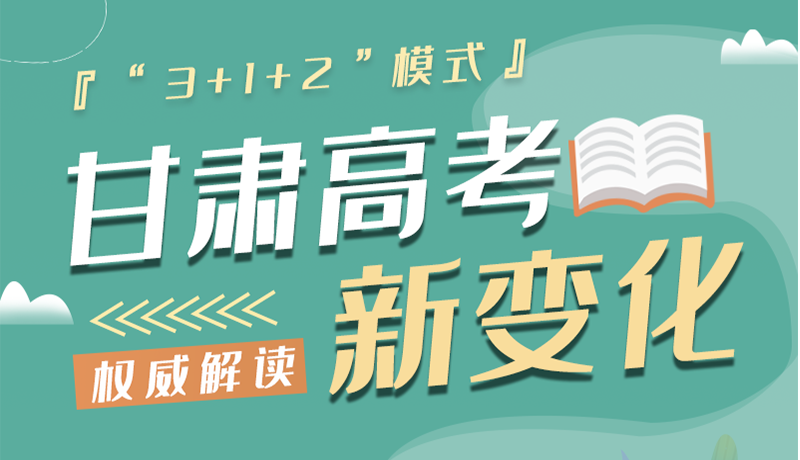 長圖|甘肅2024年高考新變化：“3+1+2”模式提前了解！
