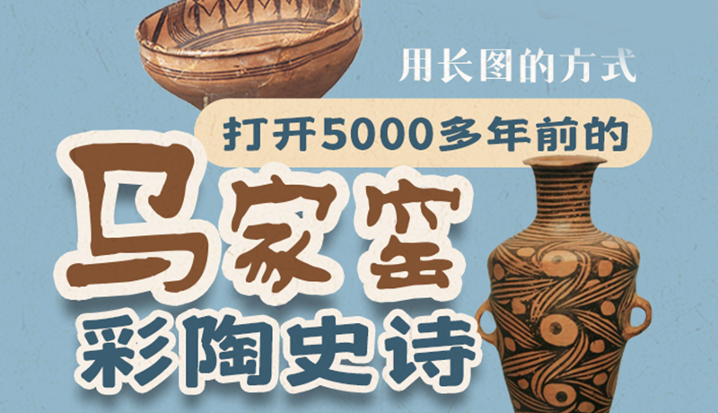 用長圖的方式，打開5000多年前的馬家窯彩陶史詩