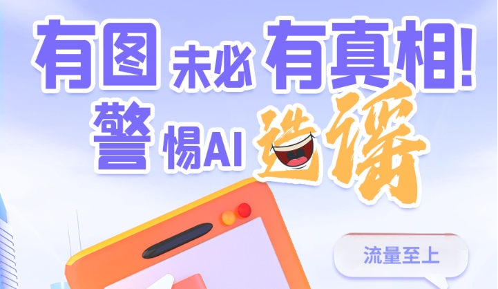 圖解|有圖未必有真相 警惕AI造謠！